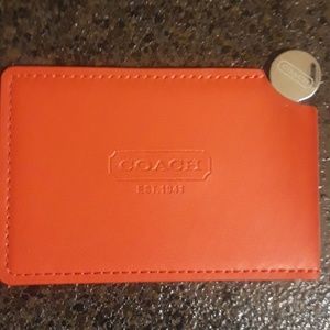 Authentic Coach Pocket Travel Mirror